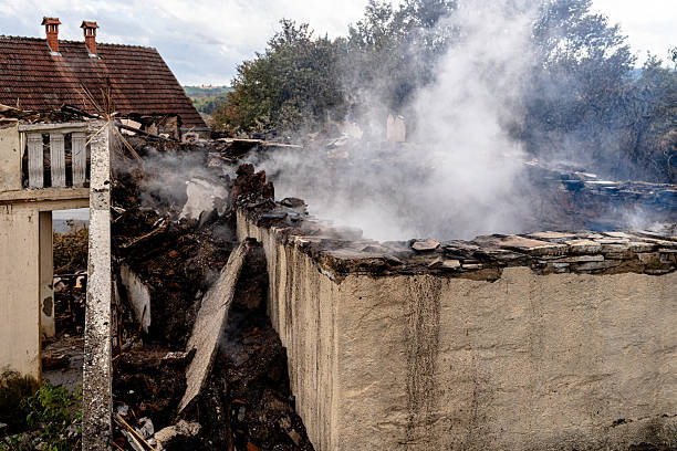 Professional Soot Cleanup technician working in Leesburg, VA